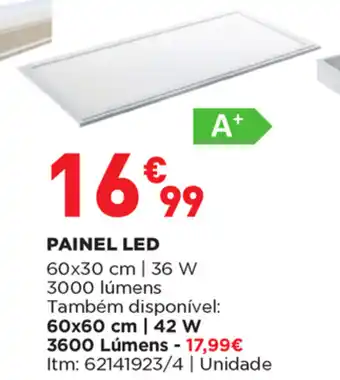 Bricomarché Painel LED 60x30cm promoção