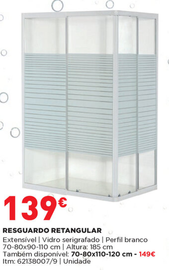 Bricomarché Resguardo Retangular 70-80x90-110cm promoção