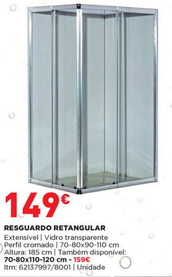Bricomarché Resguardo Retangular 70-80x90-110cm promoção