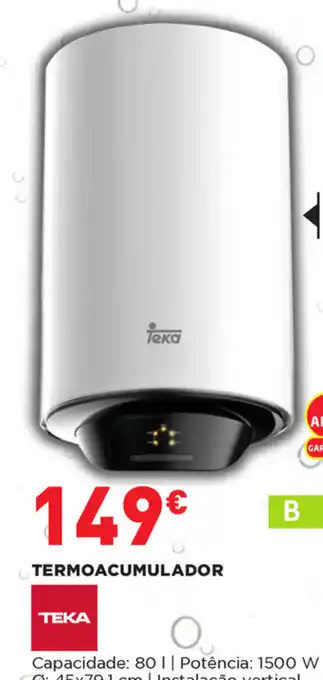 Bricomarché Termoacumulador Teka 80L promoção