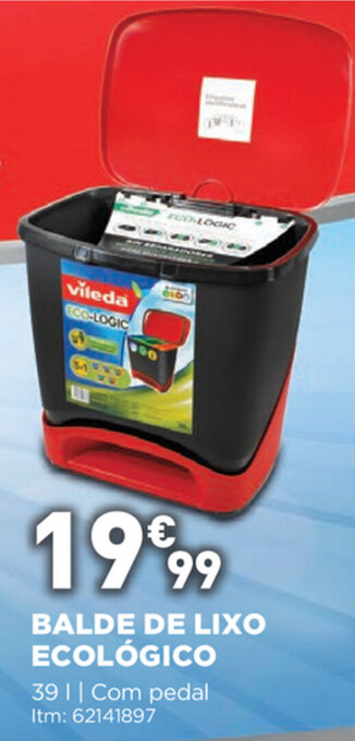 Bricomarché Balde de Lixo Ecológico 39L promoção