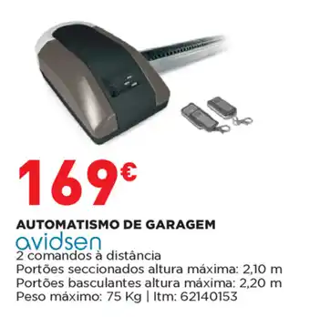 Bricomarché Automatismo de Garagem Avidsen 2,10m promoção