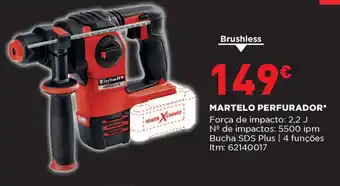 Bricomarché Martelo Perfurador Brushless promoção