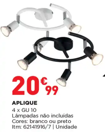Bricomarché Aplique 4 x GU 10 promoção