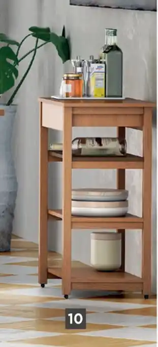 Bricomarché Carrinho de Cozinha 60x38x77cm promoção