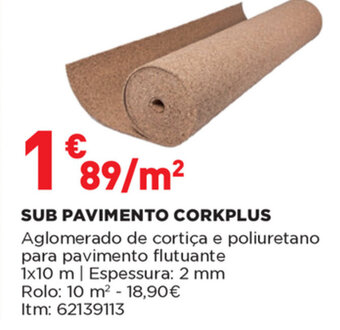 Sub Pavimento Corkplus