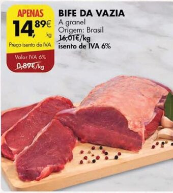 Pingo Doce Bife novilho promoção