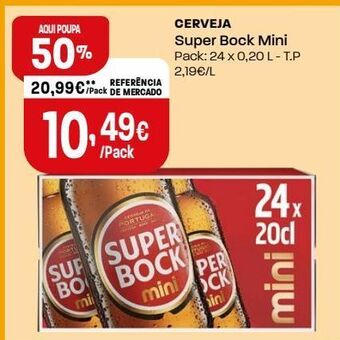 Intermarché Cerveja super bock promoção