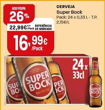 Intermarché Cerveja super bock promoção