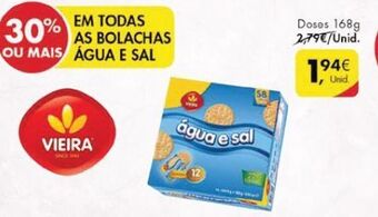 Pingo Doce Bolacha de água e sal promoção