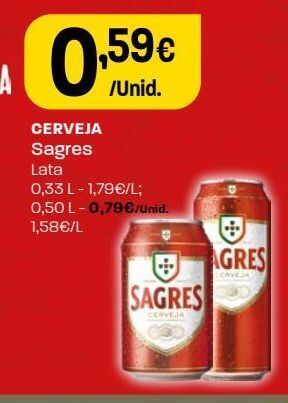 Intermarché Cerveja sagres promoção