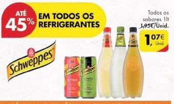 Pingo Doce Refrescos schweppes promoção