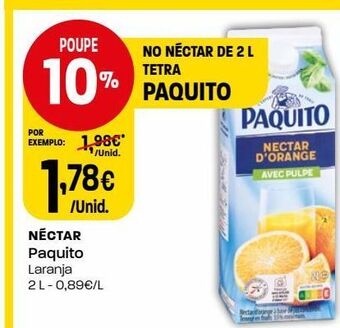 Intermarché Néctar paquito promoção