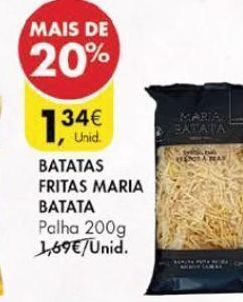 Pingo Doce Batatas fritas maria batata promoção