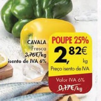 Pingo Doce Cavala promoção