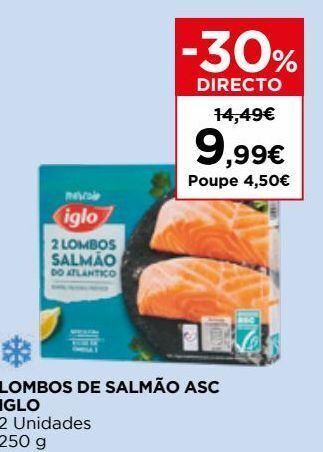 El Corte Inglés Salmão iglo promoção