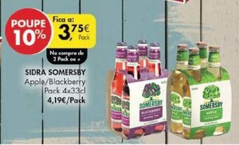 Pingo Doce Sidra somersby promoção