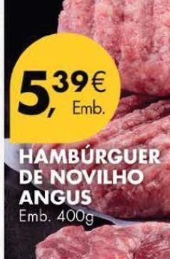 Pingo Doce Hambúrguer de novilho promoção