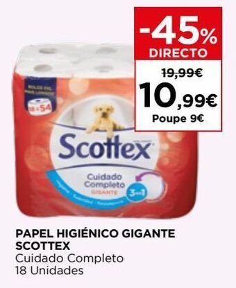 Papel higiênico scottex