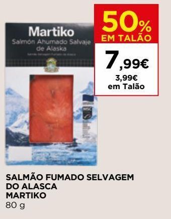 El Corte Inglés Salmão fumado martiko promoção