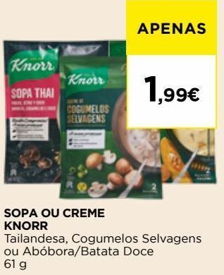 El Corte Inglés Sopas, caldos e purês knorr promoção