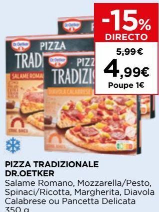 El Corte Inglés Pizza dr. oetker promoção