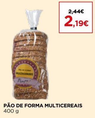 El Corte Inglés Pão de forma integral promoção