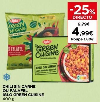 El Corte Inglés Comida vegetariana iglo promoção