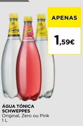 El Corte Inglés Água tônica schweppes promoção