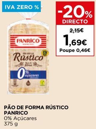 El Corte Inglés Pão de forma panrico promoção