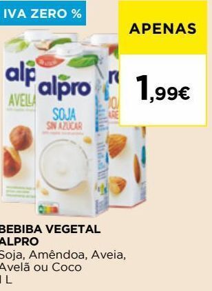 El Corte Inglés Bebida de soja alpro promoção