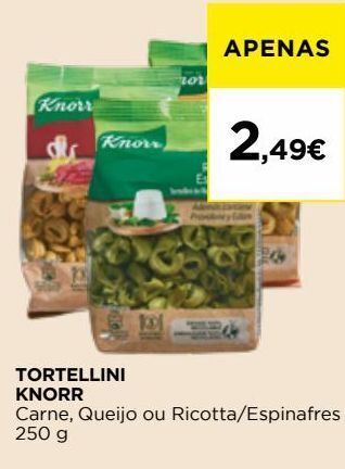 El Corte Inglés Tortellini knorr promoção