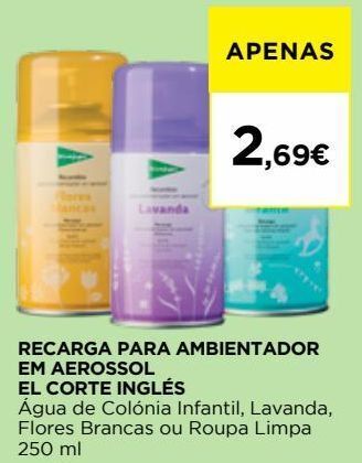 Recarga ambientador el corte inglés