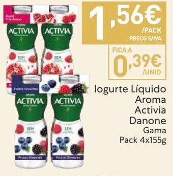 Recheio Iogurte activia promoção