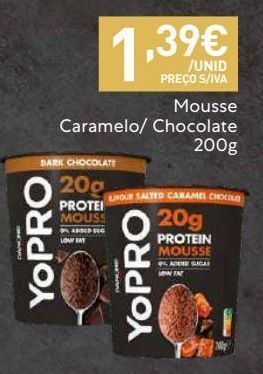 Recheio Mousse yopro promoção