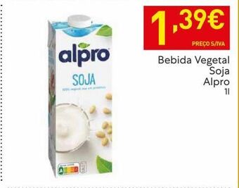 Recheio Bebida de soja alpro promoção