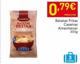 Recheio Batata chips amanhecer promoção