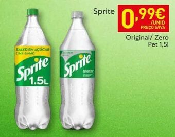 Recheio Refrescos sprite promoção