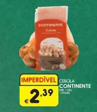 Meu Super Cebola continente promoção