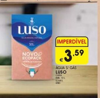 Meu Super Água luso promoção