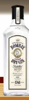 Recheio Gin bombay promoção