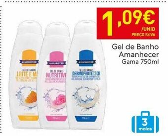 Recheio Gel de banho amanhecer promoção