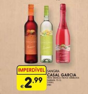 Sangria casal garcia