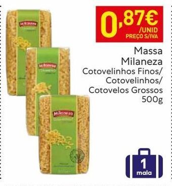 Recheio Macarrão milaneza promoção