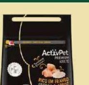 Recheio Ração para cães activpet promoção