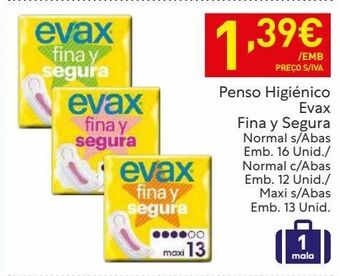 Recheio Absorvente evax promoção