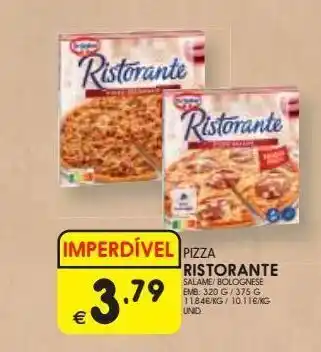 Pizza congelada dr. oetker