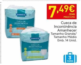 Recheio Incontinência amanhecer promoção