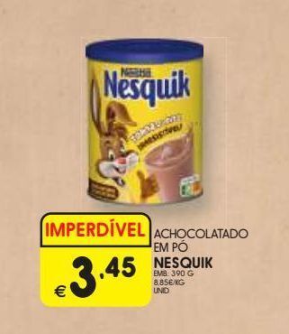 Chocolate em pó nesquik