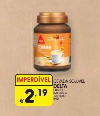 Café solúvel delta